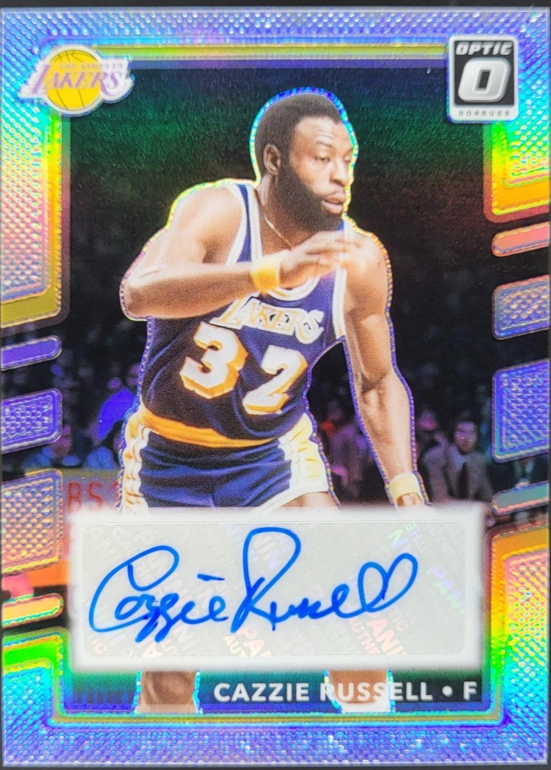 Cazzie Russell #12 2024 Panini Donruss Optic Retro Series Signature Holo Basketball