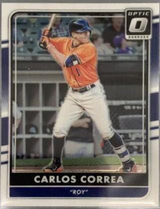 Carlos Correa #139 2016 Panini Donruss Optic Baseball
