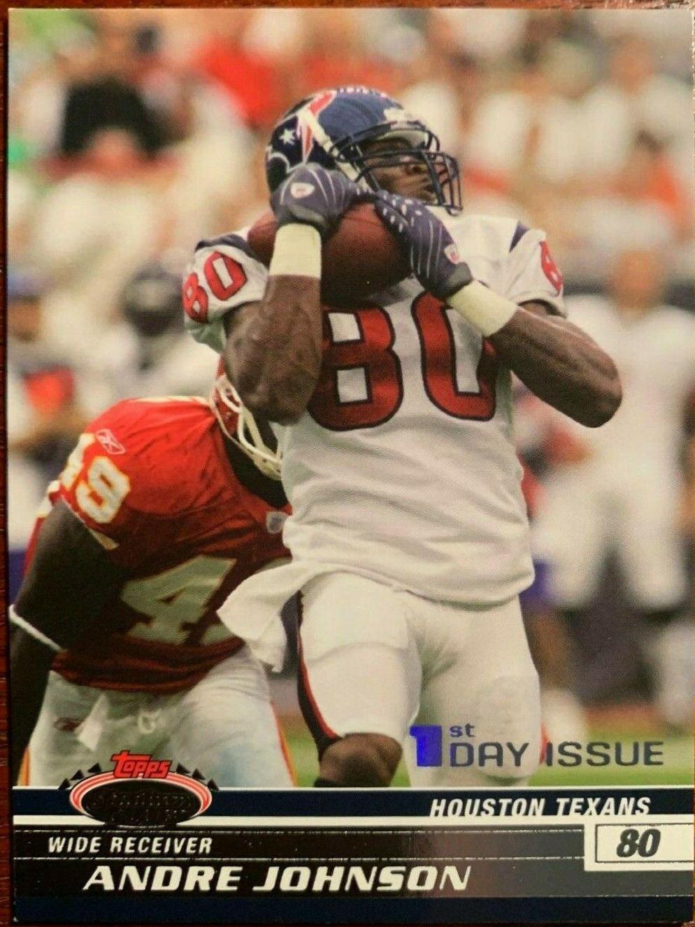 Andre Johnson #27 Football Cards 2008 Stadium Club