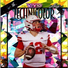 Chubba Purdy #T-CP1 2024 Leaf Vivid Technicolor Autograph Football