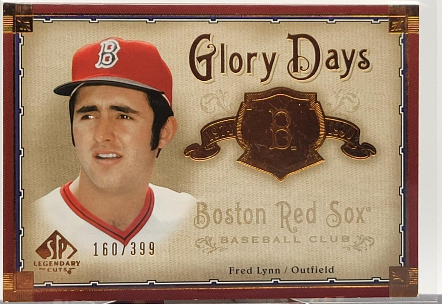 Fred Lynn #GD-FL Baseball Cards 2005 SP Legendary Cuts Glory Days
