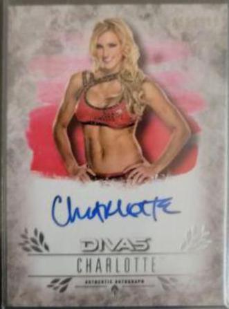 Charlotte #UA-CH Wrestling Cards 2016 Topps WWE Undisputed Autographs