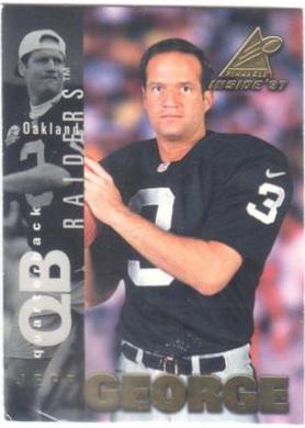 Jeff George #68 Football Cards 1997 Pinnacle Inside