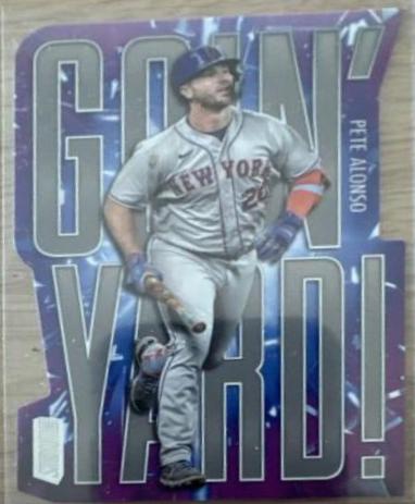 Pete Alonso #GY-12 Baseball Cards 2023 Stadium Club Goin' Yard