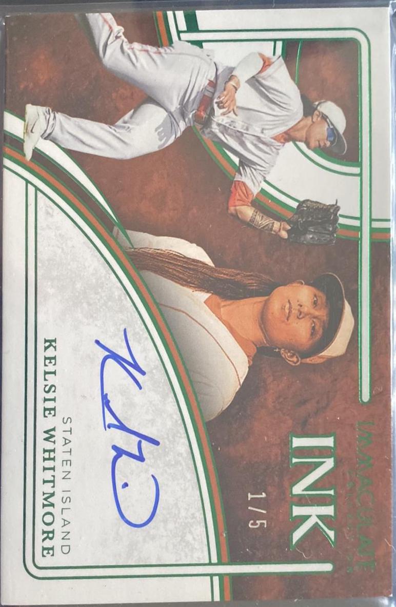 Kelsie Whitmore #18 2026 Panini Immaculate Ink Baseball