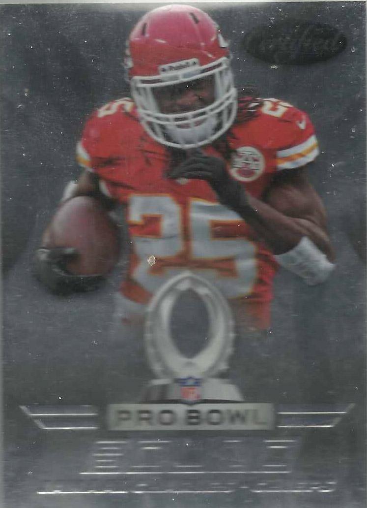 Jamaal Charles #PB5 Football Cards 2014 Panini Certified Pro Bowl Bound