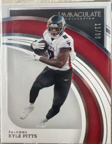 Kyle Pitts #8 Football Cards 2022 Panini Immaculate Collection