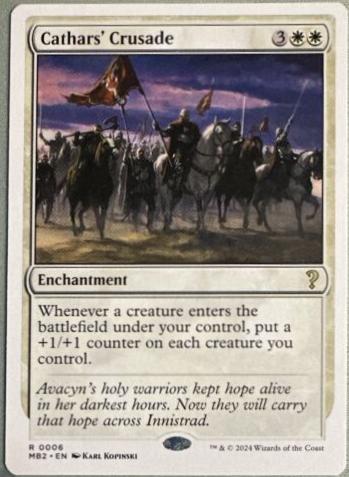 Cathars' Crusade #6 Magic Mystery Booster 2