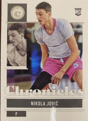 Nikola Jovic #15 Basketball Cards 2022 Panini Chronicles Draft Picks