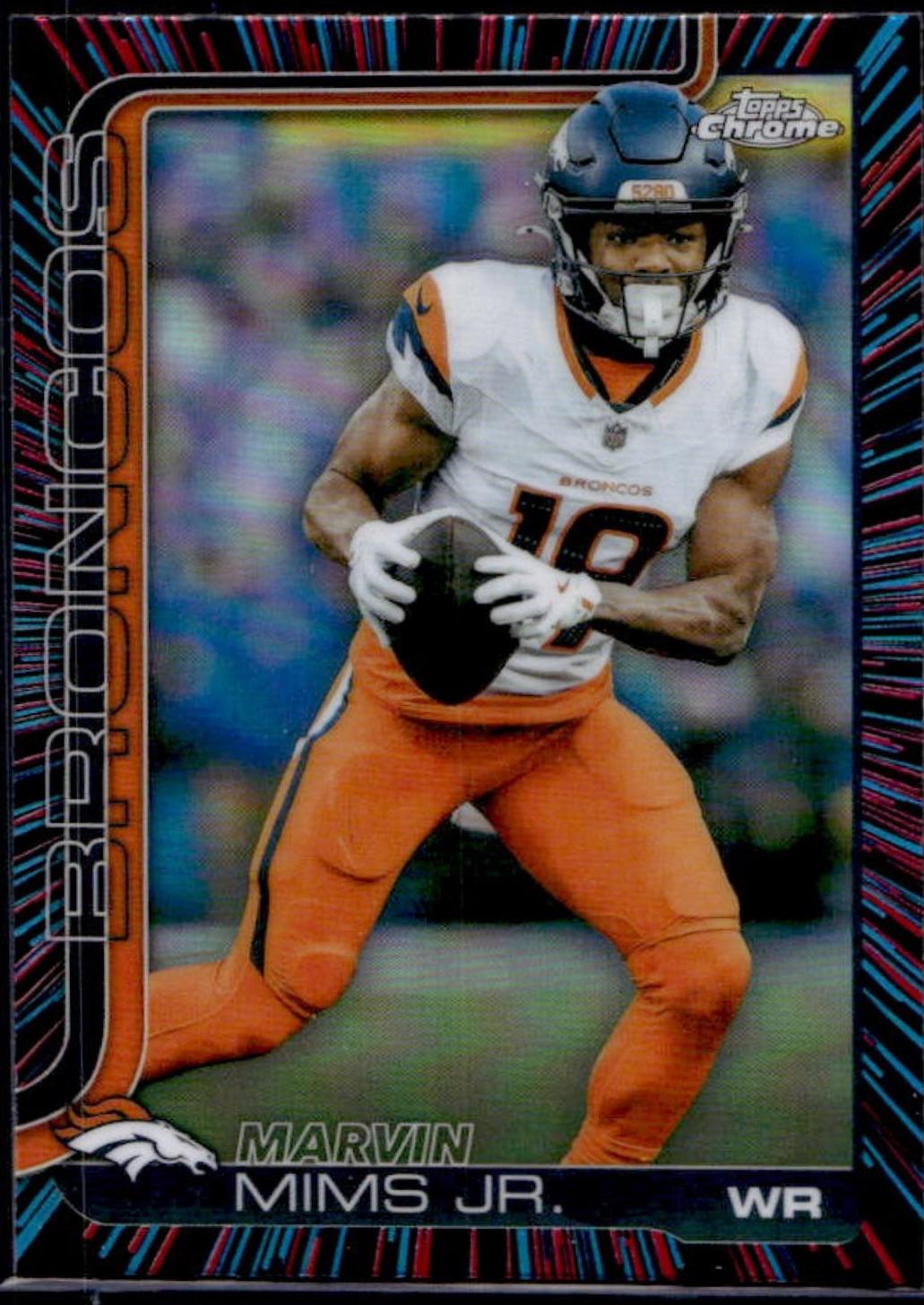 2025 Marvin Mims Jr. [Neon Pulse Refractor] #87