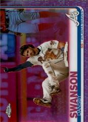 Dansby Swanson [Pink Refractor] #169 Baseball Cards 2019 Topps Chrome Prices