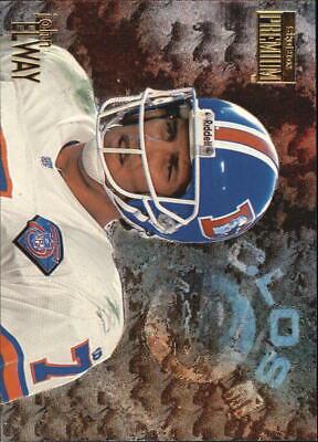 John Elway #5 Football Cards 1996 Skybox Premium Close Ups