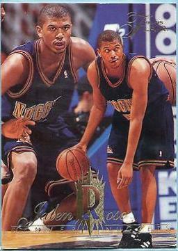Jalen Rose #207 Basketball Cards 1994 Flair