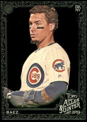 Javier Baez #19 2019 Topps Allen & Ginter Baseball