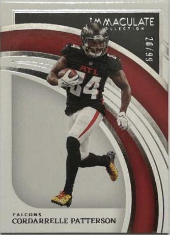 Cordarrelle Patterson #9 Football Cards 2022 Panini Immaculate Collection