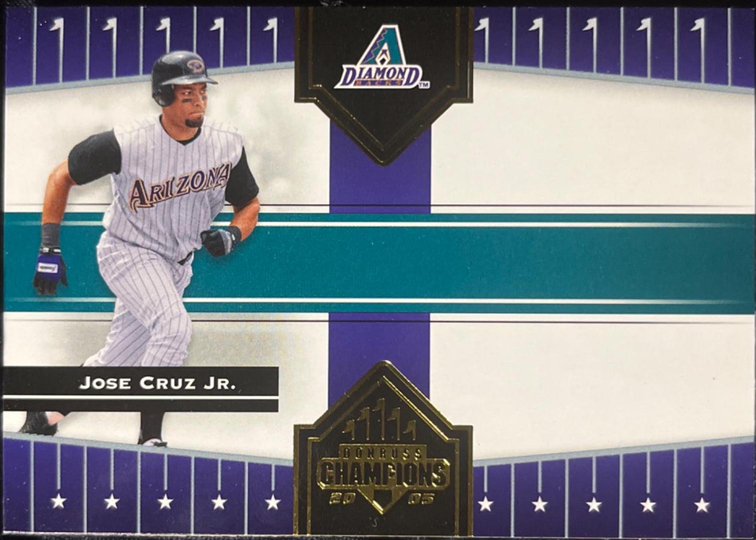 Jose Cruz Jr #176 Baseball Cards 2005 Donruss Champions