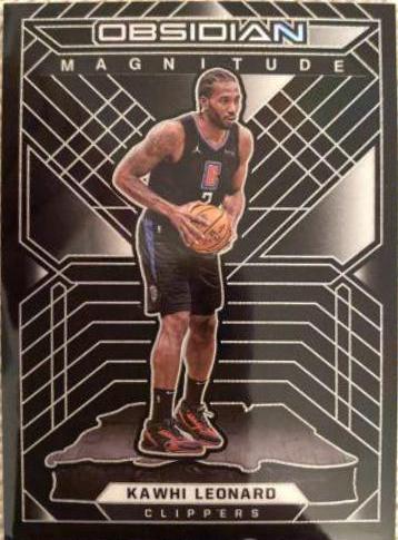 Kawhi Leonard #2 Basketball Cards 2021 Panini Obsidian Magnitude