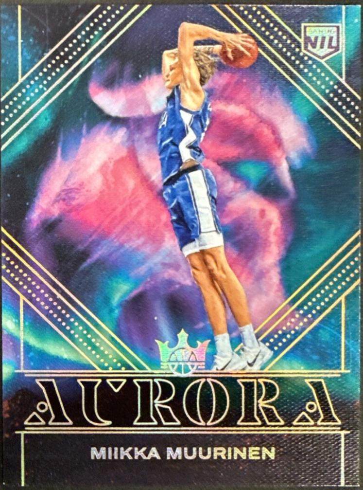 Miikka Muurinen #21 2025-26 Panini Court Kings Basketball Aurora