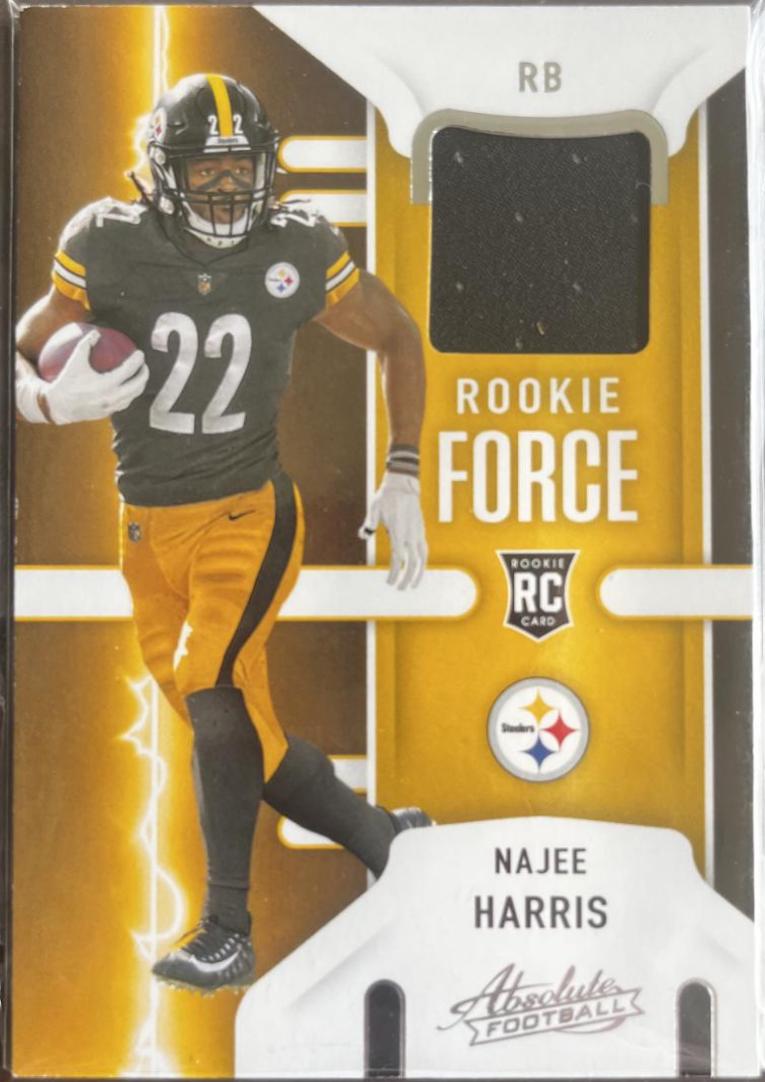 Najee Harris #RF-NHA Football Cards 2021 Panini Absolute Rookie Force