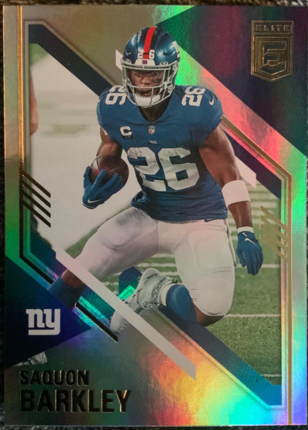 Saquon Barkley #33 2021 Panini Donruss Elite Football