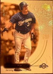 Jeromy Burnitz #33 Baseball Cards 2001 Upper Deck Ovation Prices
