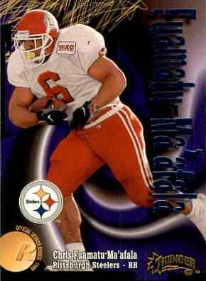 Chris Fuamatu Ma'afala #232 Football Cards 1998 Skybox Thunder