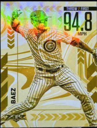 Javier Baez #AA-10 Baseball Cards 2020 Topps Fire Arms Ablaze