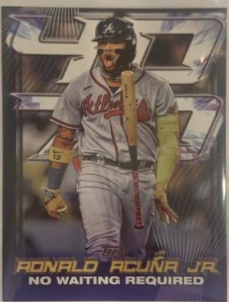 Ronald Acuna Jr. #RAJ-15 Baseball Cards 2024 Topps 40-70