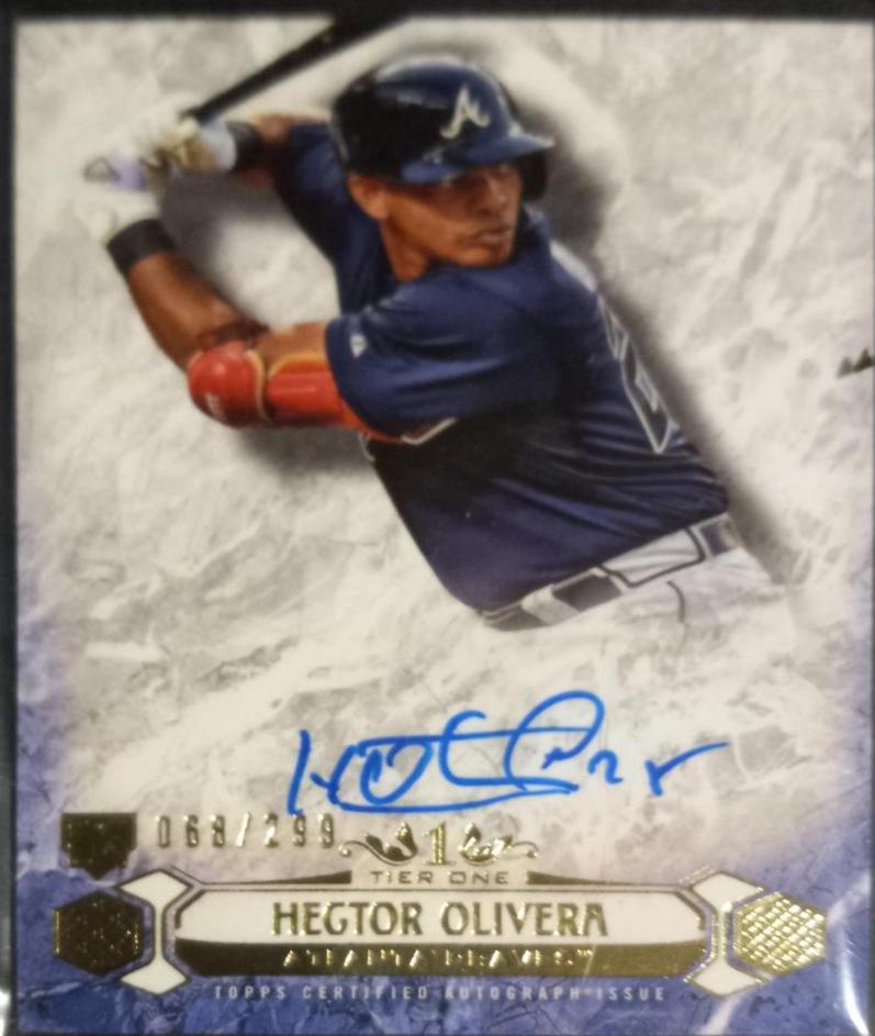 Hector Olivera #BOA-HOL Baseball Cards 2016 Topps Tier One Breakout Autographs