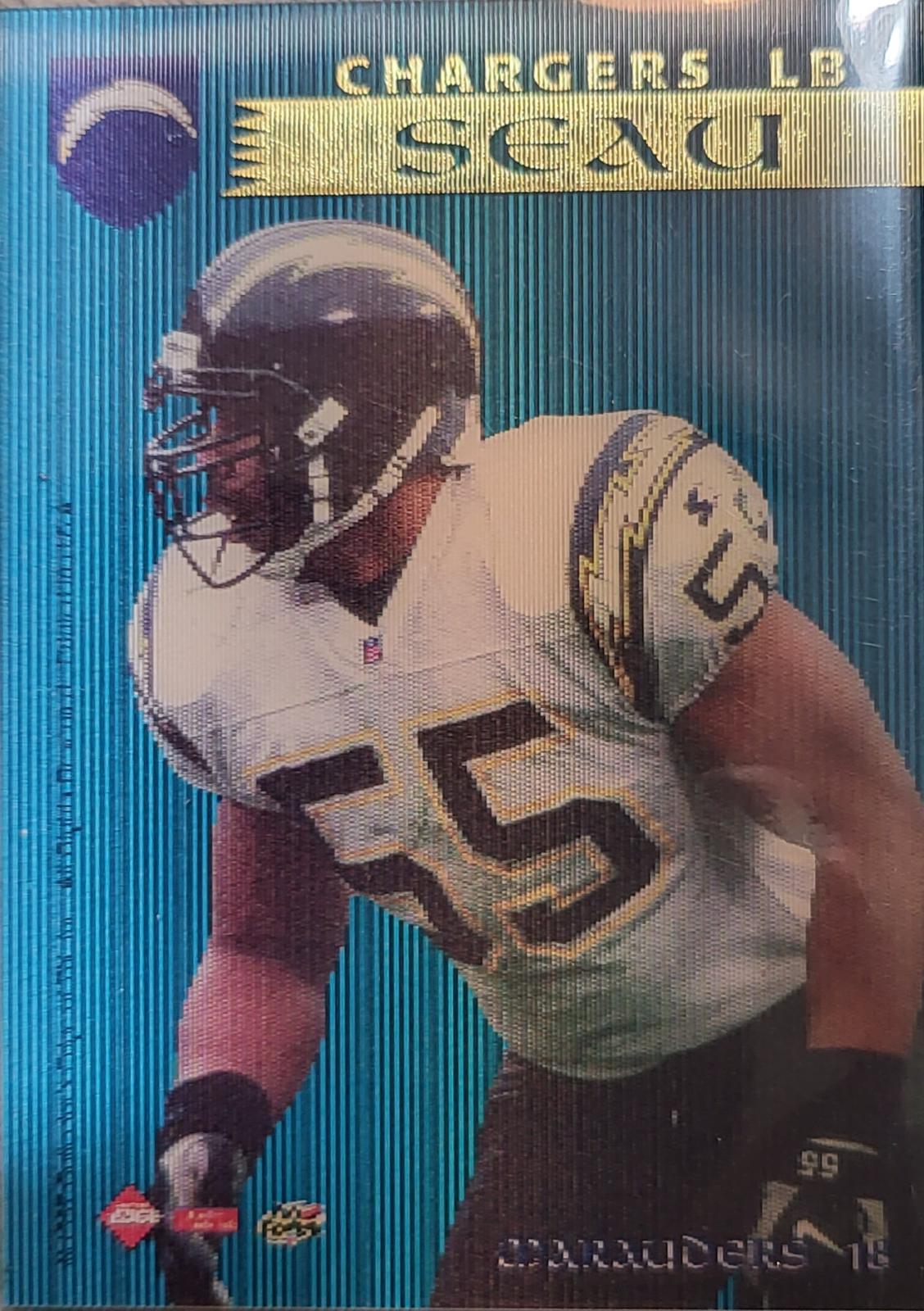Seau / Kennison #18 Football Cards 1997 Collector's Edge Excalibur Marauders