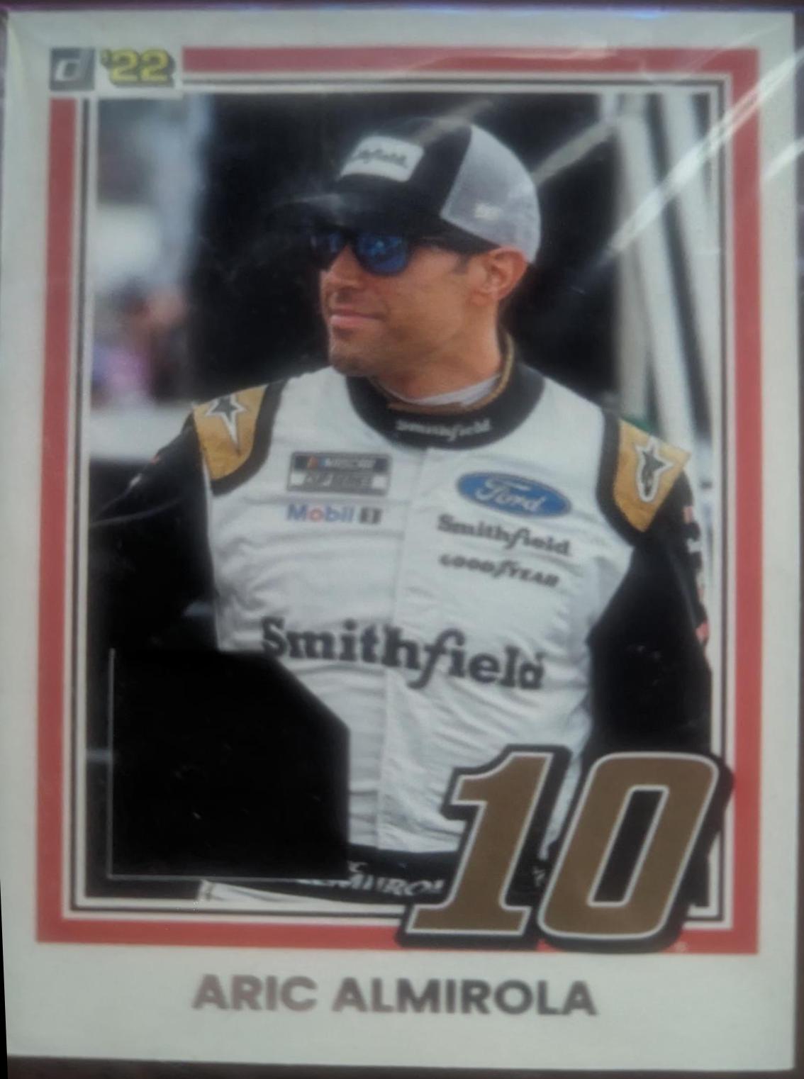 Aric Almirola #R81R-AR Racing Cards 2022 Panini Donruss Nascar Retro 1981 Relics