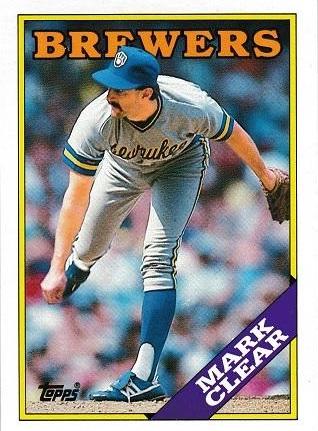 Mark Clear #742 Baseball Cards 1988 Topps