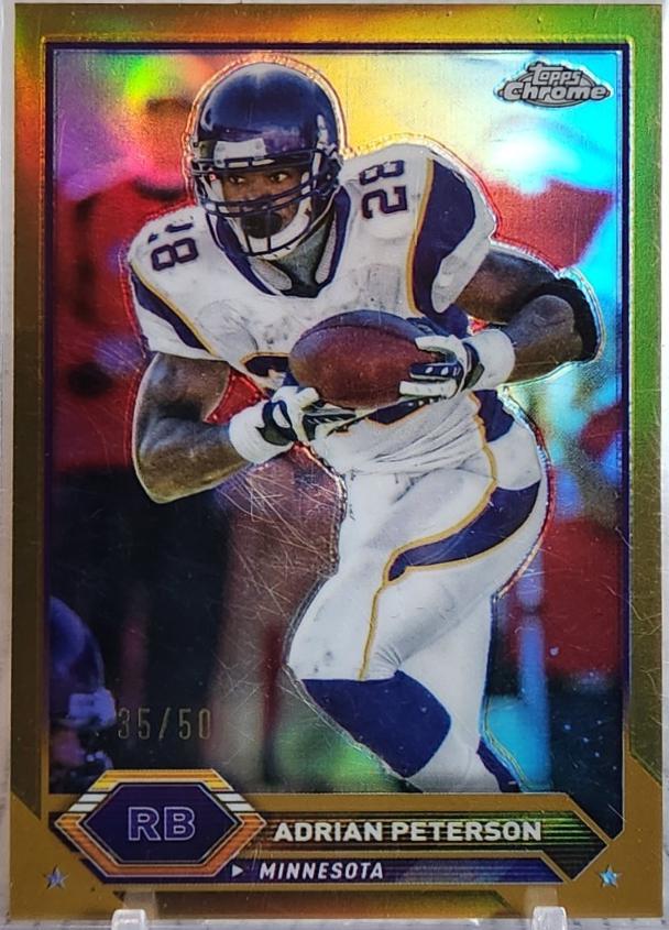 Adrian Peterson [Gold Refractor] #38 Prices | 2023 Topps Composite