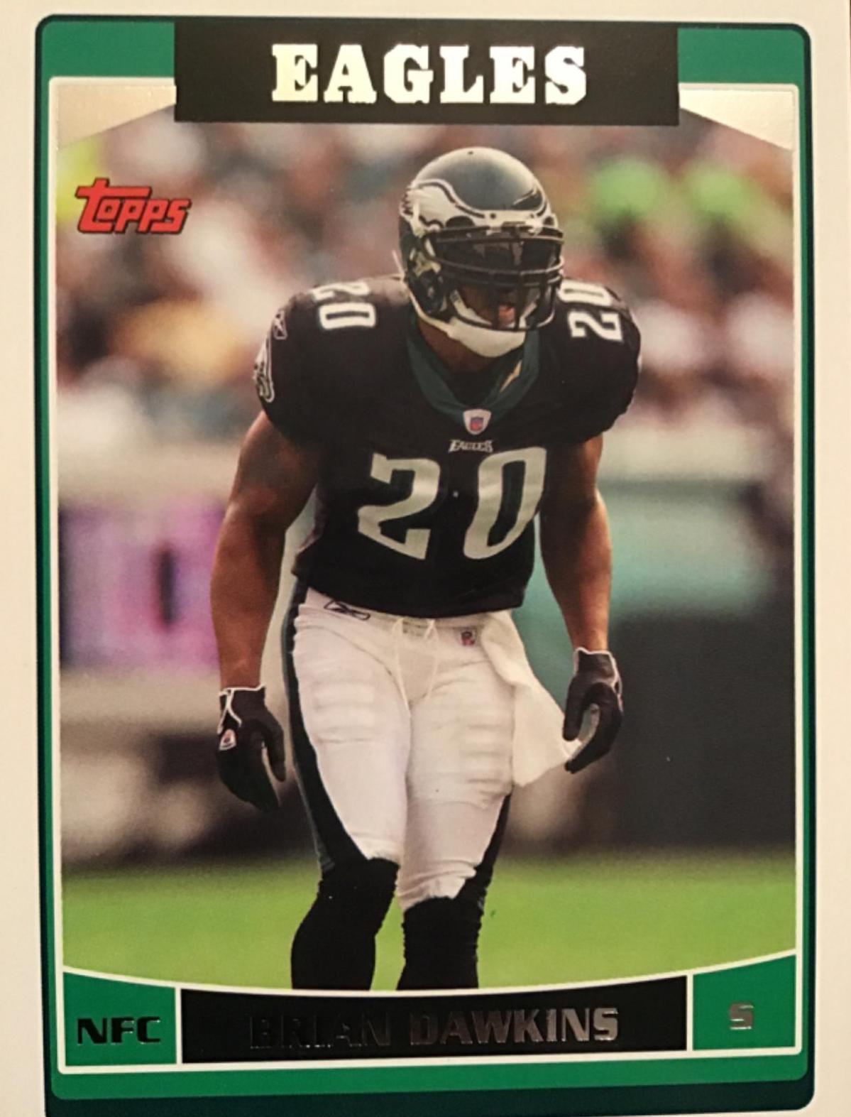 Brian Dawkins #PHI3 Football Cards 2006 Topps Team Set Eagles