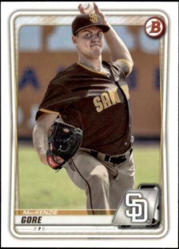 MacKenzie Gore #BP-74 Baseball Cards 2020 Bowman Paper Prospects