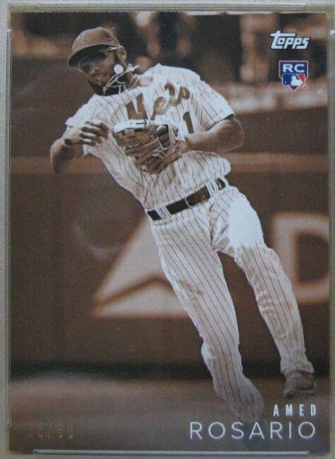 Amed Rosario #27A 2018 Topps On Demand Black & White Baseball