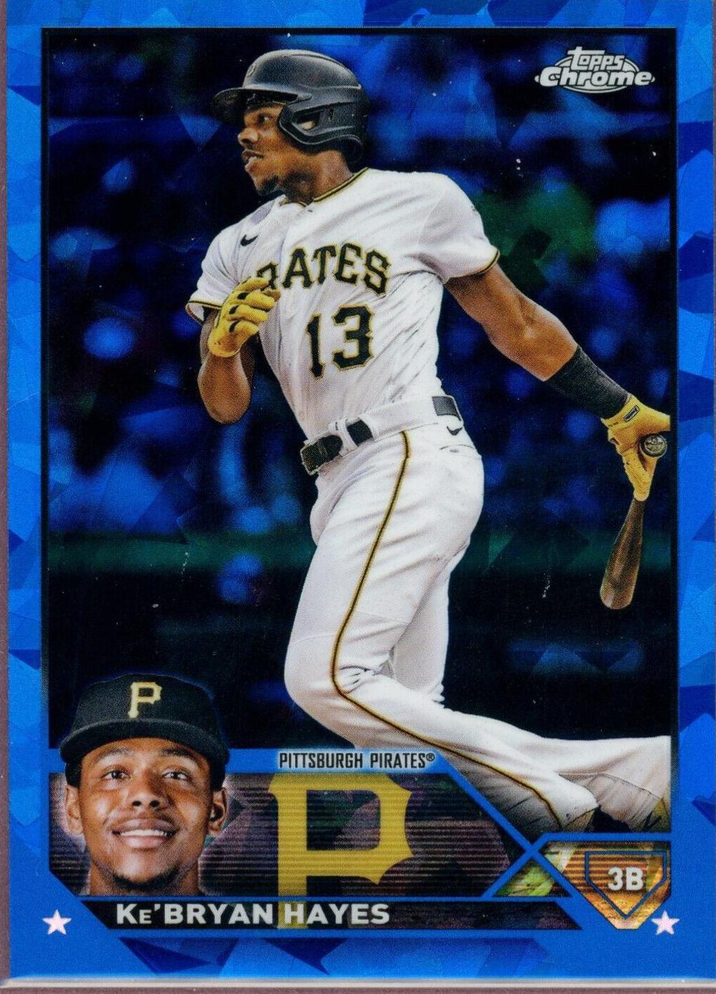 Ke'Bryan Hayes #314 2023 Topps Chrome Sapphire Baseball