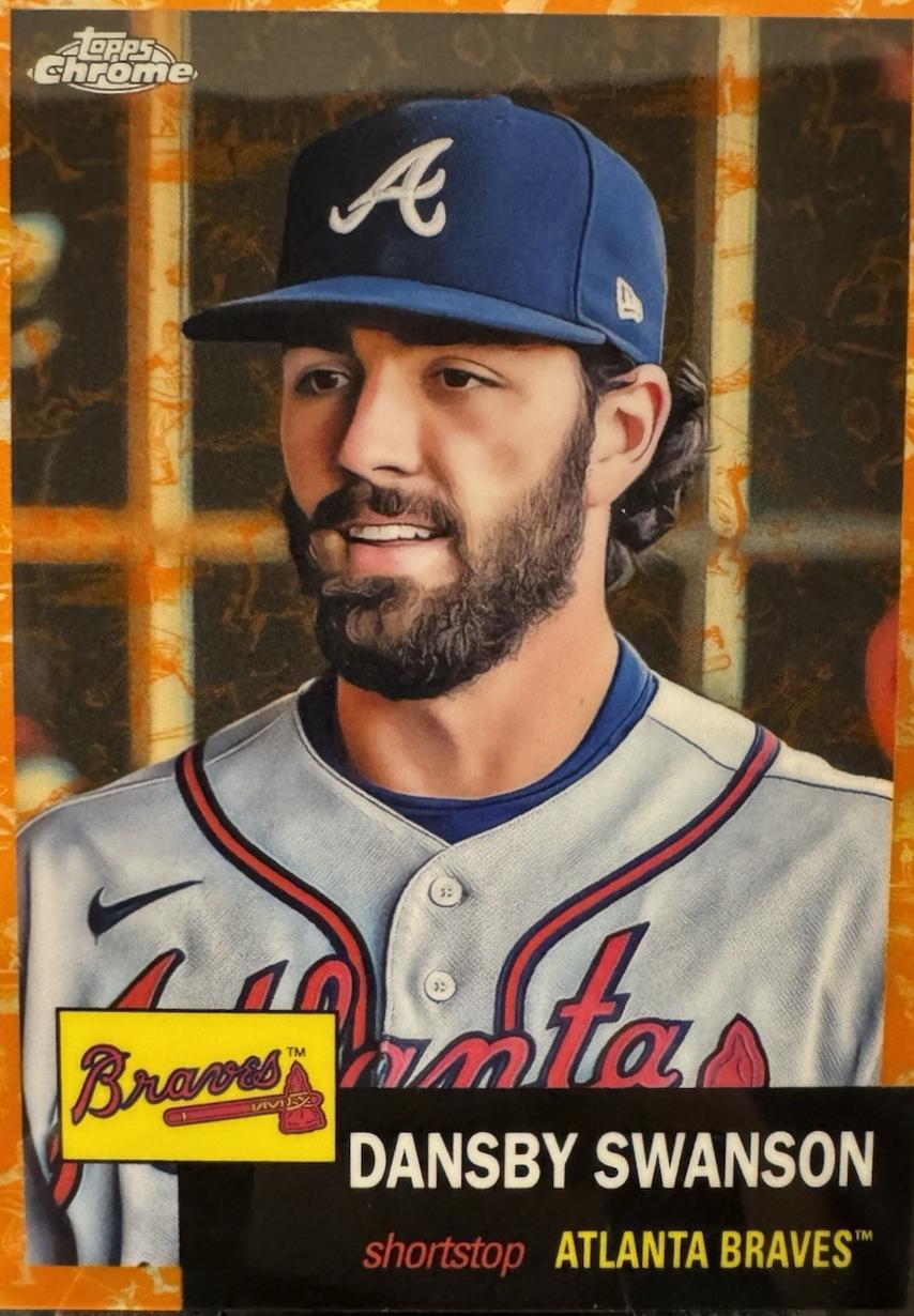 Dansby Swanson [Toile White Orange] #69