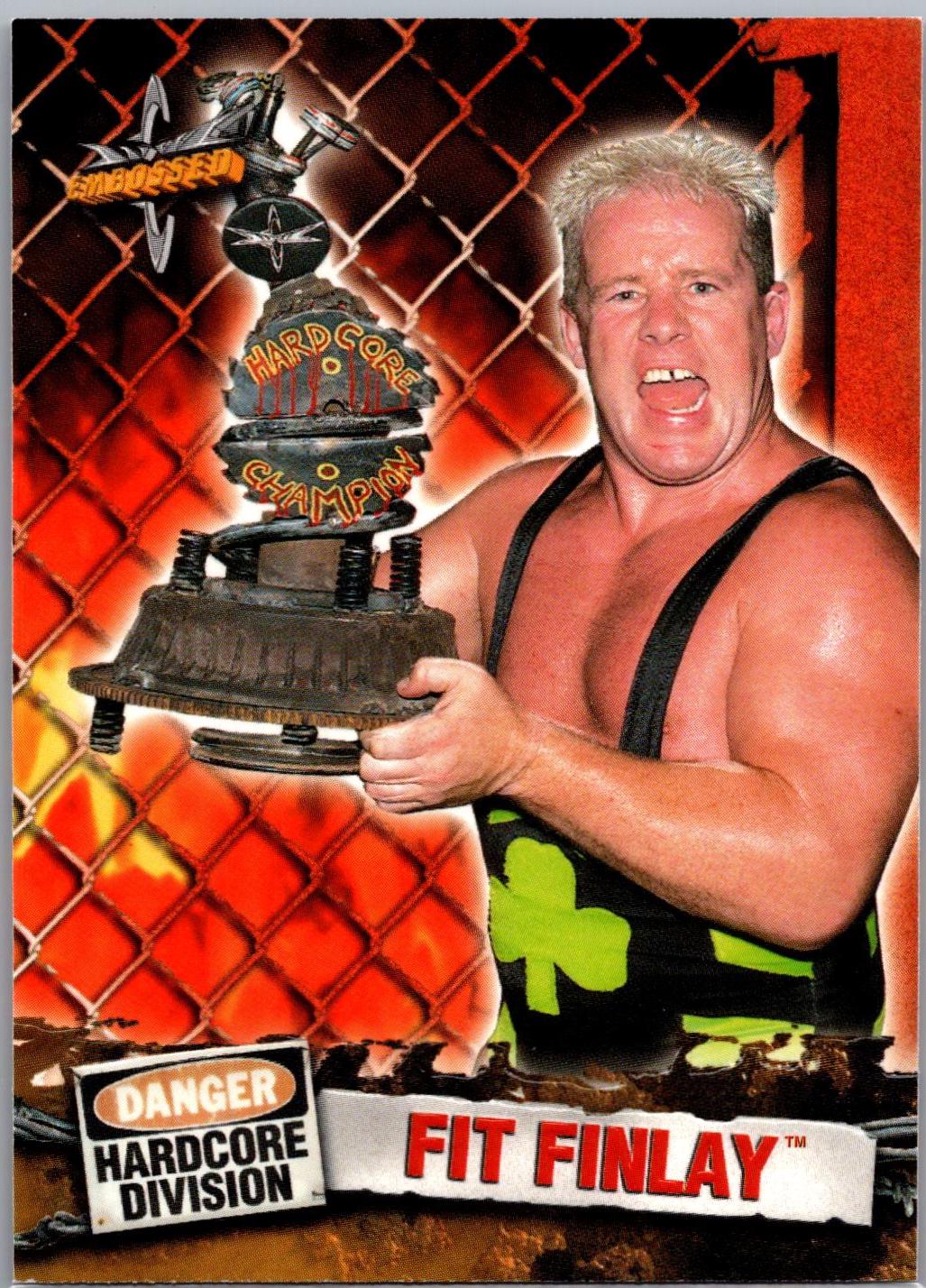 Fit Finlay #54 Wrestling Cards 1999 Topps WCW Embossed