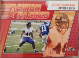 Patrick Queen #AP-15 Football Cards 2021 Panini Rookies and Stars Action Packed