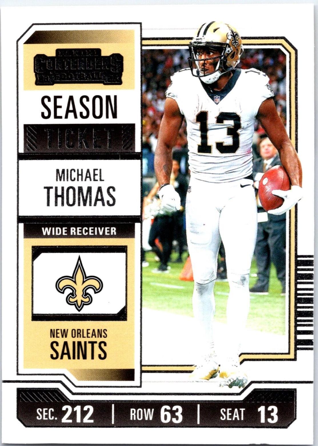 Michael Thomas #74 Football Cards 2023 Panini Contenders