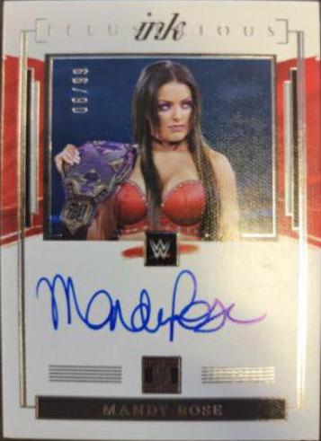 Mandy Rose #IL-MRS Wrestling Cards 2022 Panini Impeccable WWE Illustrious Ink Autographs
