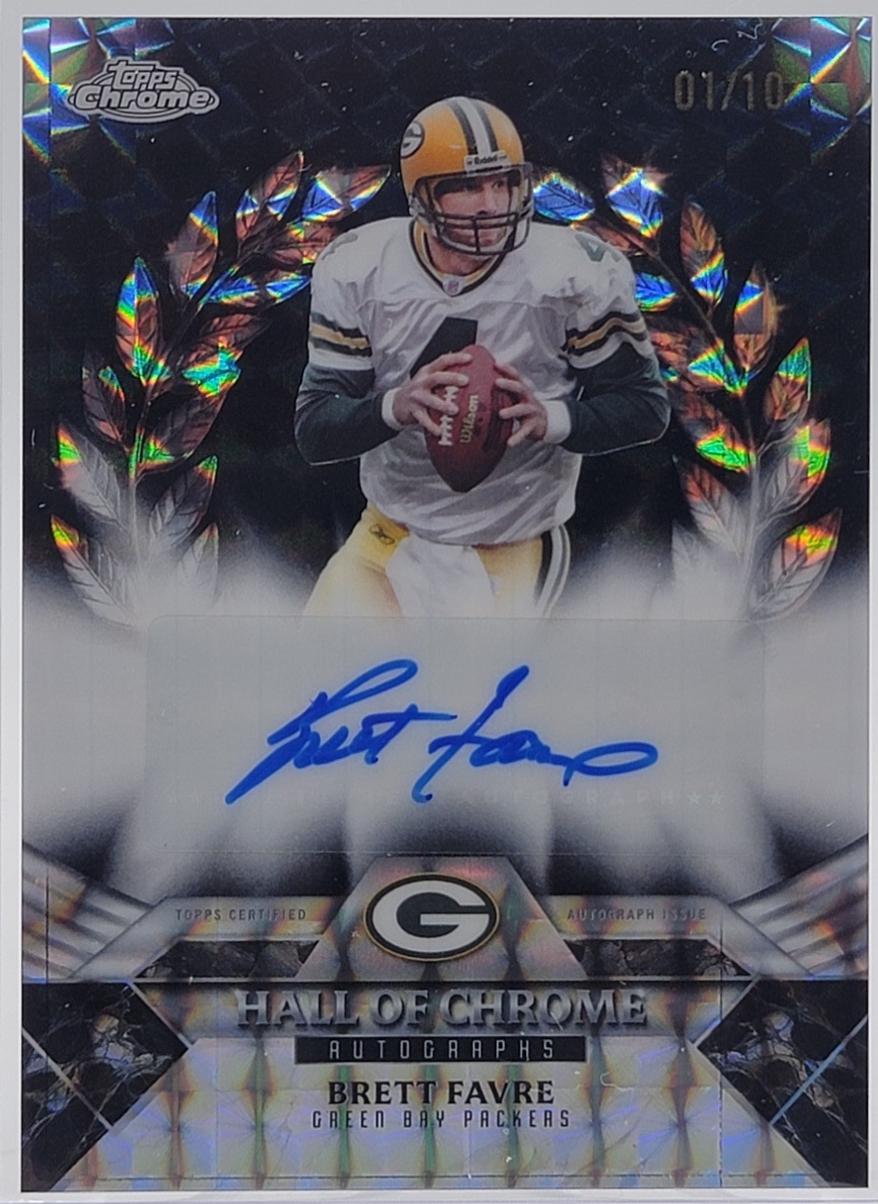 Brett Favre [Black Geometric] #HOCA-BF