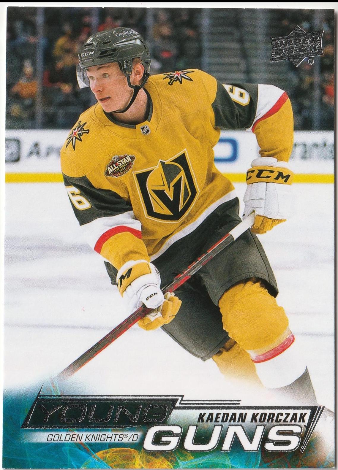 Kaedan Korczak #218 Hockey Cards 2022 Upper Deck