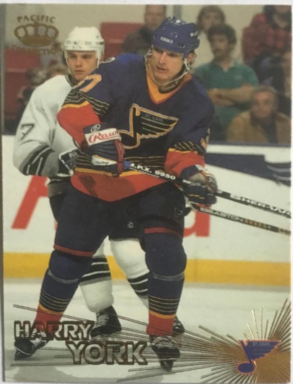 Harry York #176 Hockey Cards 1997 Pacific Crown