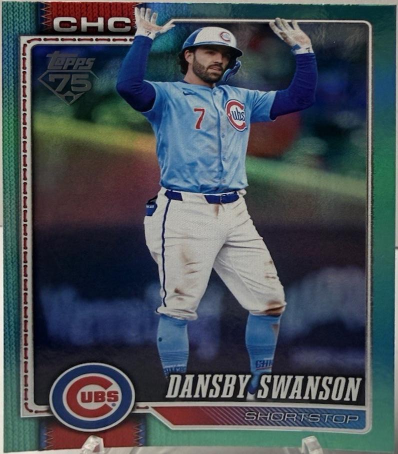 2026 Dansby Swanson [Aqua Rainbow Foil] #550