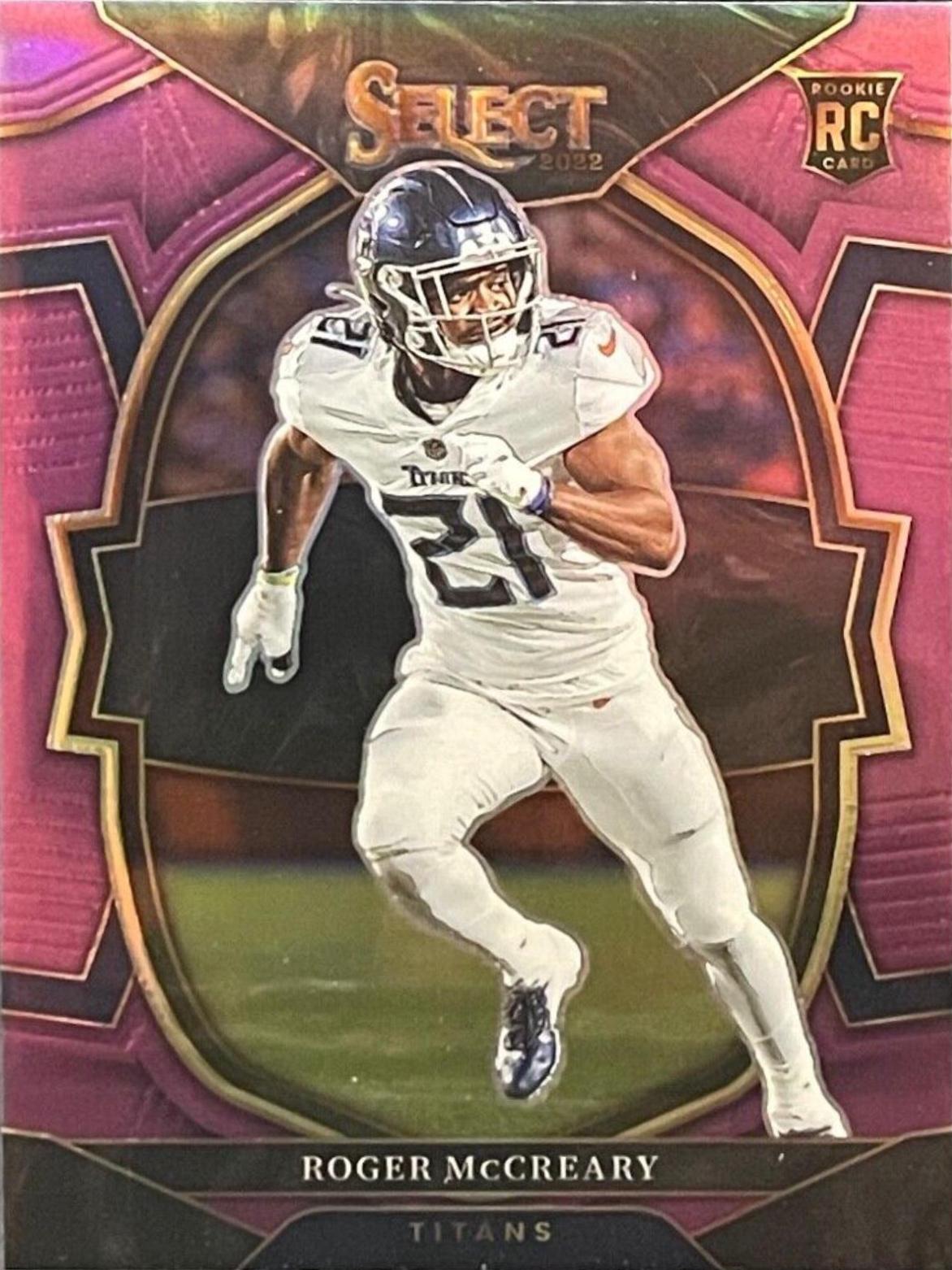 Roger McCreary #40 Football Cards 2022 Panini Select