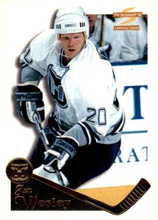 Glen Wesley #73 Hockey Cards 1995 Classic Images Platinum Premier Draft Choice