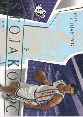 Peja Stojakovic #74 Basketball Cards 2003 Spx