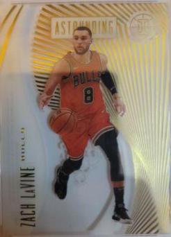 Zach LaVine #4 Basketball Cards 2019 Panini Illusions Astounding